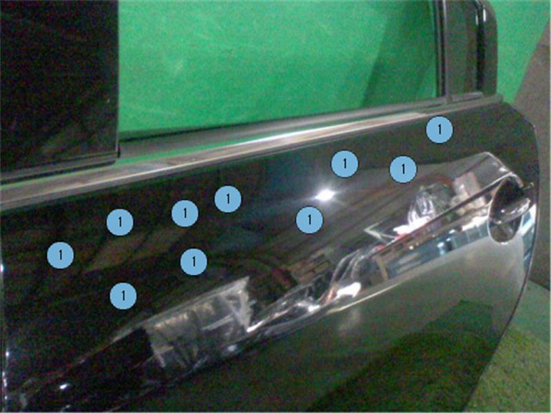 マツダ 純正 アテンザ 《 GJ2FP 》 左リアドア GHY1-73-02XB P31102-24000057_画像3