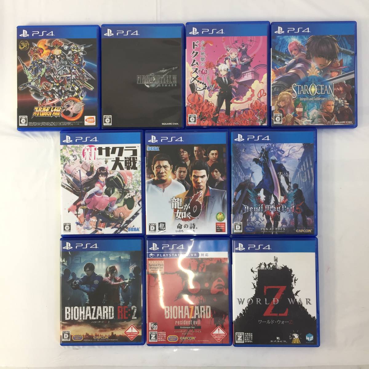 ◆【中古/送料無料/1円～】PS4ソフト30本まとめセット CoD/スカイリム/キャプテン翼/ワンピースオデッセイ/ニーアレプリカント/他◆H011901_画像8