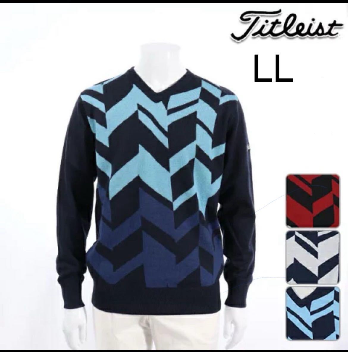  Titleist свитер мужской вязаный LL Golf одежда *5140 вязаный свитер Titleist. способ .. подкладка имеется 