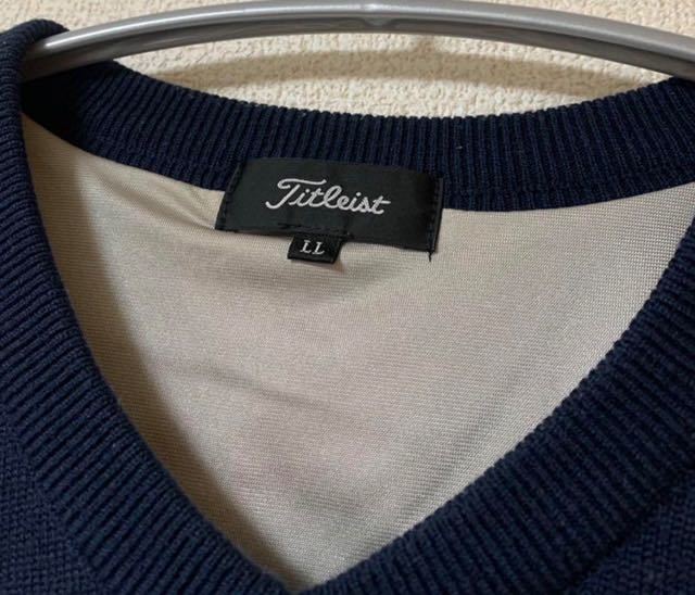  Titleist свитер мужской вязаный LL Golf одежда *5140 вязаный свитер Titleist. способ .. подкладка имеется 