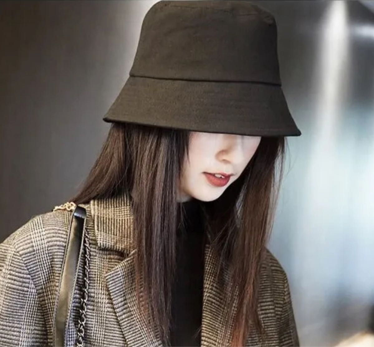 バケットハット ハット ブラック UVカット 帽子 韓国 バケハ つば広 紫外線 アウトドア