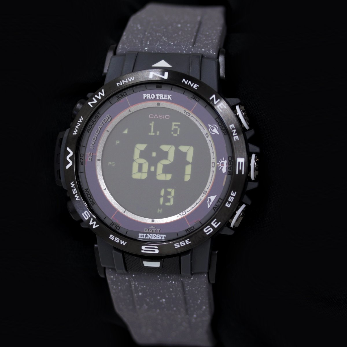  Casio Protrek ELNEST CREATIVE ACTIVITY PRW-30ECA-1JR wristwatch radio wave solar quartz men's as good as new goods 