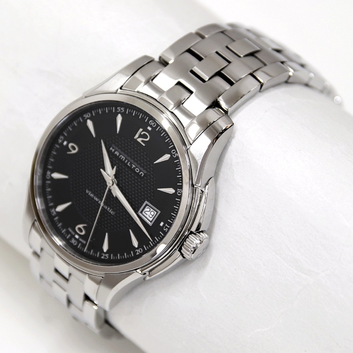 ハミルトン ジャズマスター ビューマチック H32515135 腕時計 腕時計 シースルーバック 裏スケルトン オートマ メンズの画像4