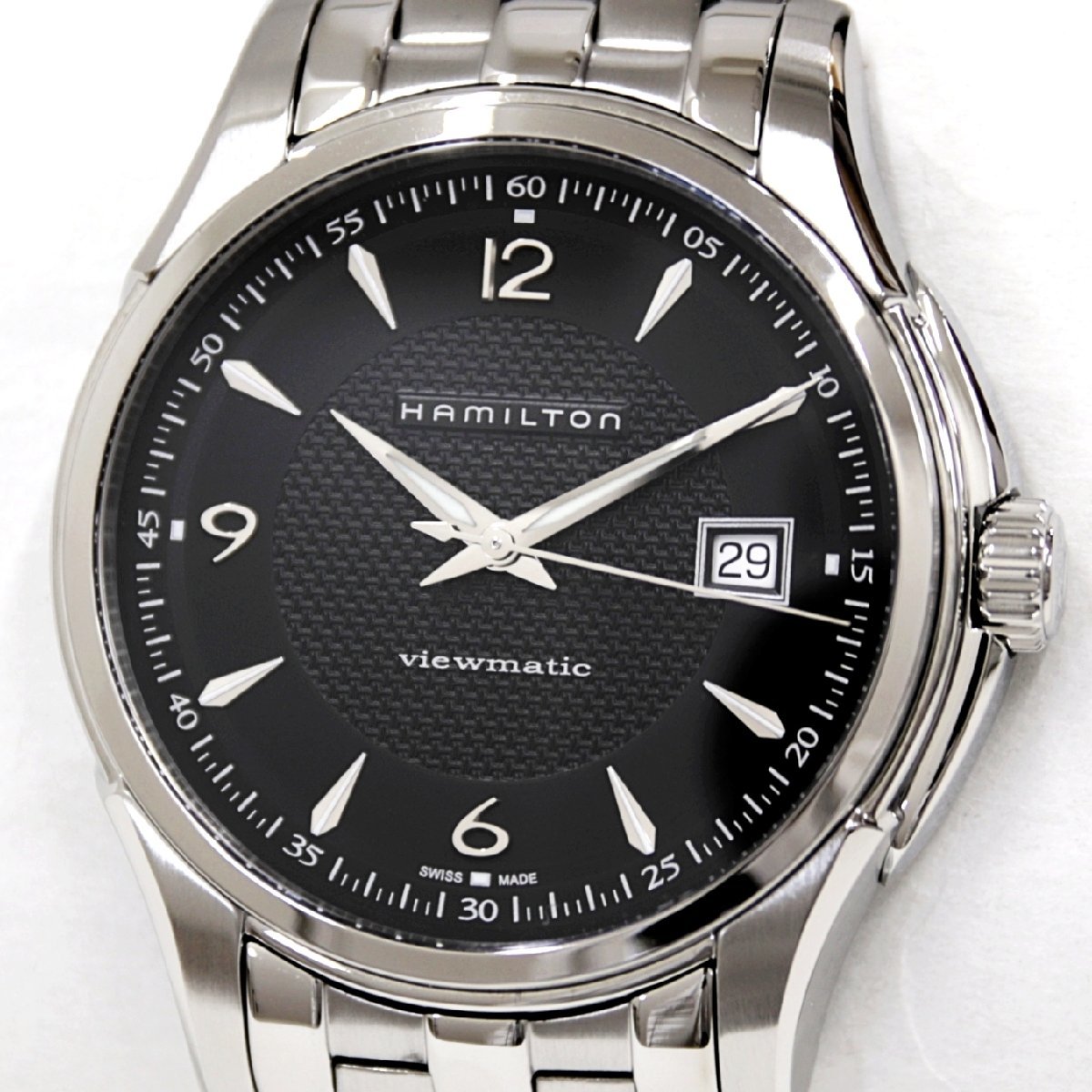 ハミルトン ジャズマスター ビューマチック H32515135 腕時計 腕時計 シースルーバック 裏スケルトン オートマ メンズの画像1