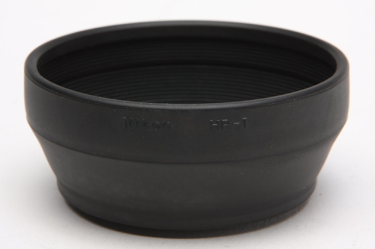 ※ 52mm 新品　Nikon ニコン ラバー フード HR-1 Nikkor Auto 50mmf1.4、50mmf1.8用 箱付 c0046_画像3