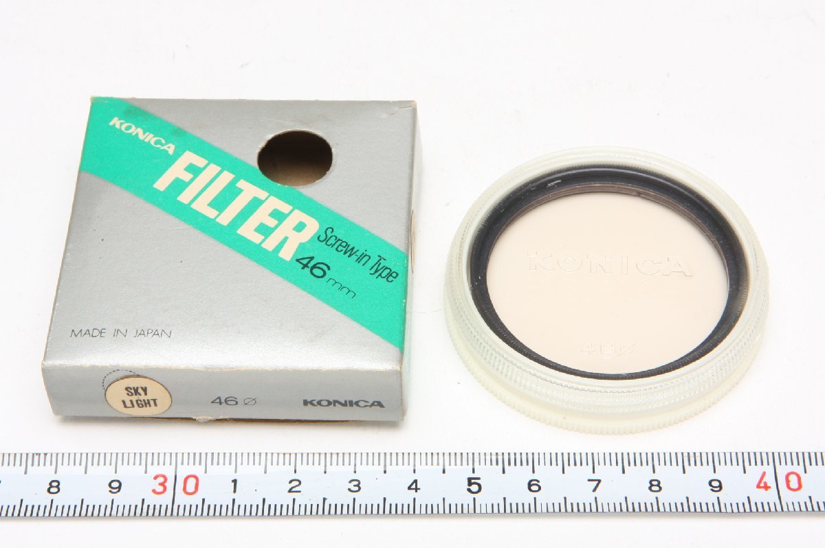 * [ new goods unused ] 46mm genuine products KONICA Konica SKY LIGHT FILTER box attaching c0077