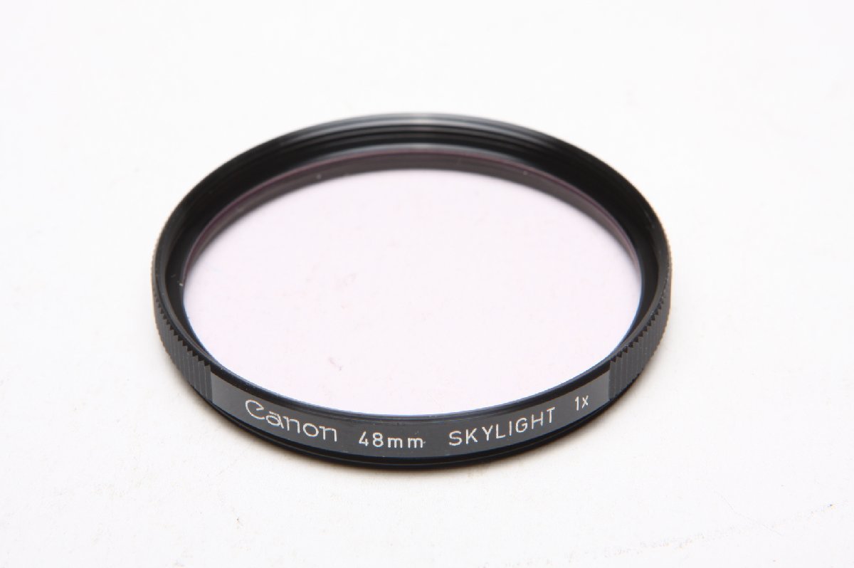 ※ 【新品未使用】 48mm 純正品 Canon キヤノン SKY LIGHT 1x FILTER スカイライトフィルター 箱付 c0081_画像4