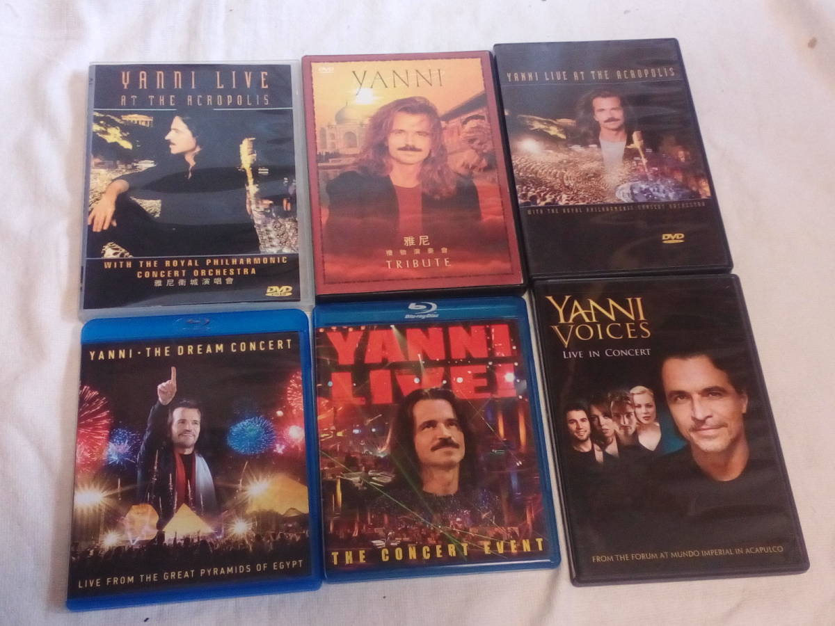 音楽 DVD ブルーレイ ニューエイジ ヤニー YANNI Live ライヴ コンサート イベント 輸入盤 外国販売分 まとめてセット_画像1