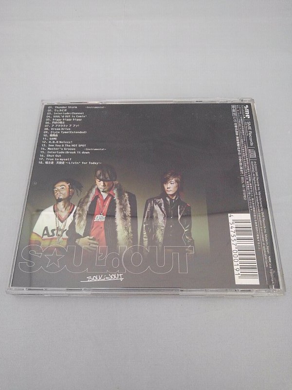 070-1461 送料無料　SOUL'd OUT　SOUL'd OUT　歌詞カード表紙のみ　ケースにヒビ・ディスクホルダーの破損　レンタル版_画像2