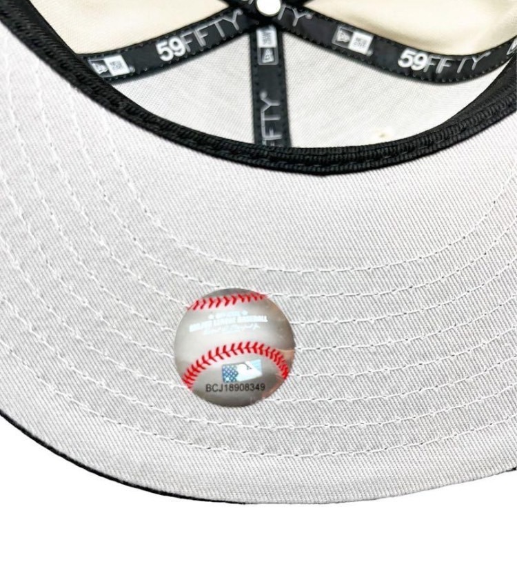 ☆正規品新品☆NEWERA 59FIFTY ニューエラ キャップ 帽子 野球帽 5950シリーズ レッドソックス ストーン×ブラック ツートーン 62.5cm_画像8