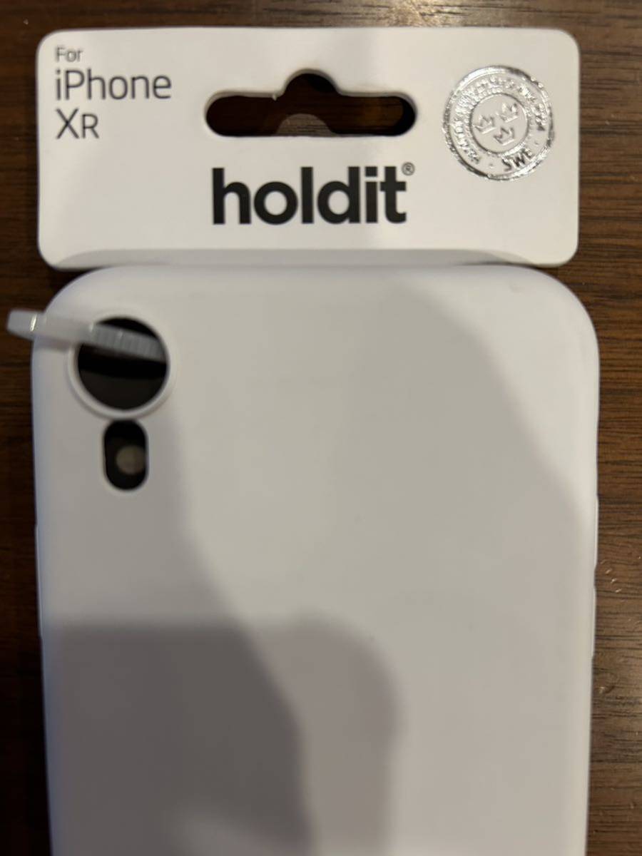 HOLDIT iPhoneXRソフトタッチシリコーンケース 新品_画像2