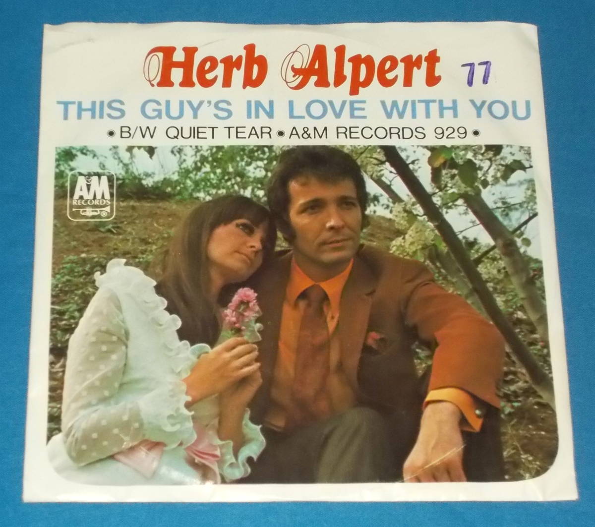 ☆7inch EP★US盤●HERB ALPERT/ハーブ・アルパート「This Guy's In Love With You/ディス・ガイ」60s名曲!●_画像1