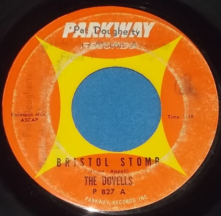 ☆7inch EP★US盤●THE DOVELLS/ダヴェルズ「Bristol Stomp/ブリストル・ストンプ」60s名曲!●_画像2