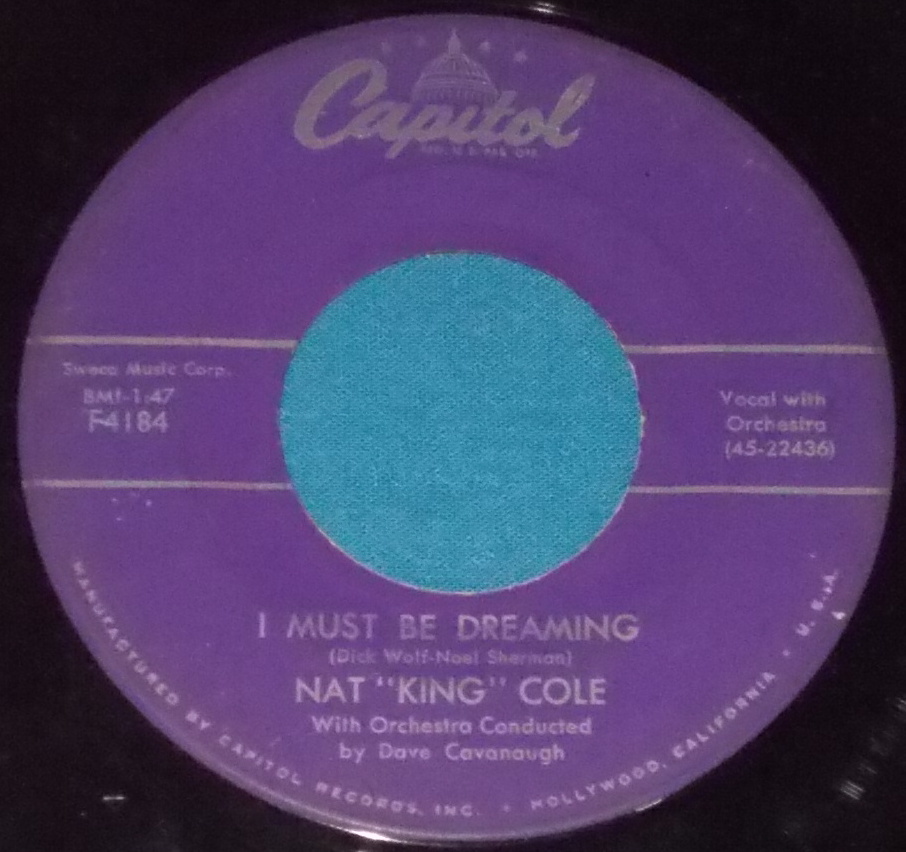☆7inch EP★US盤●NAT KING COLE/ナット・キング・コール「You Made Me Love You」50s名曲!●_画像3