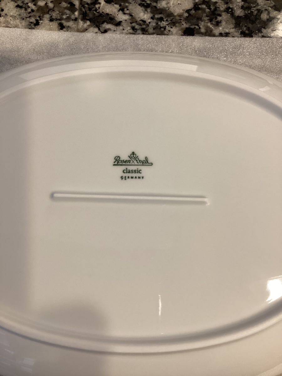  new goods unused Rosenthal Classic romance white platter 1 sheets plate plate Western-style tableware 