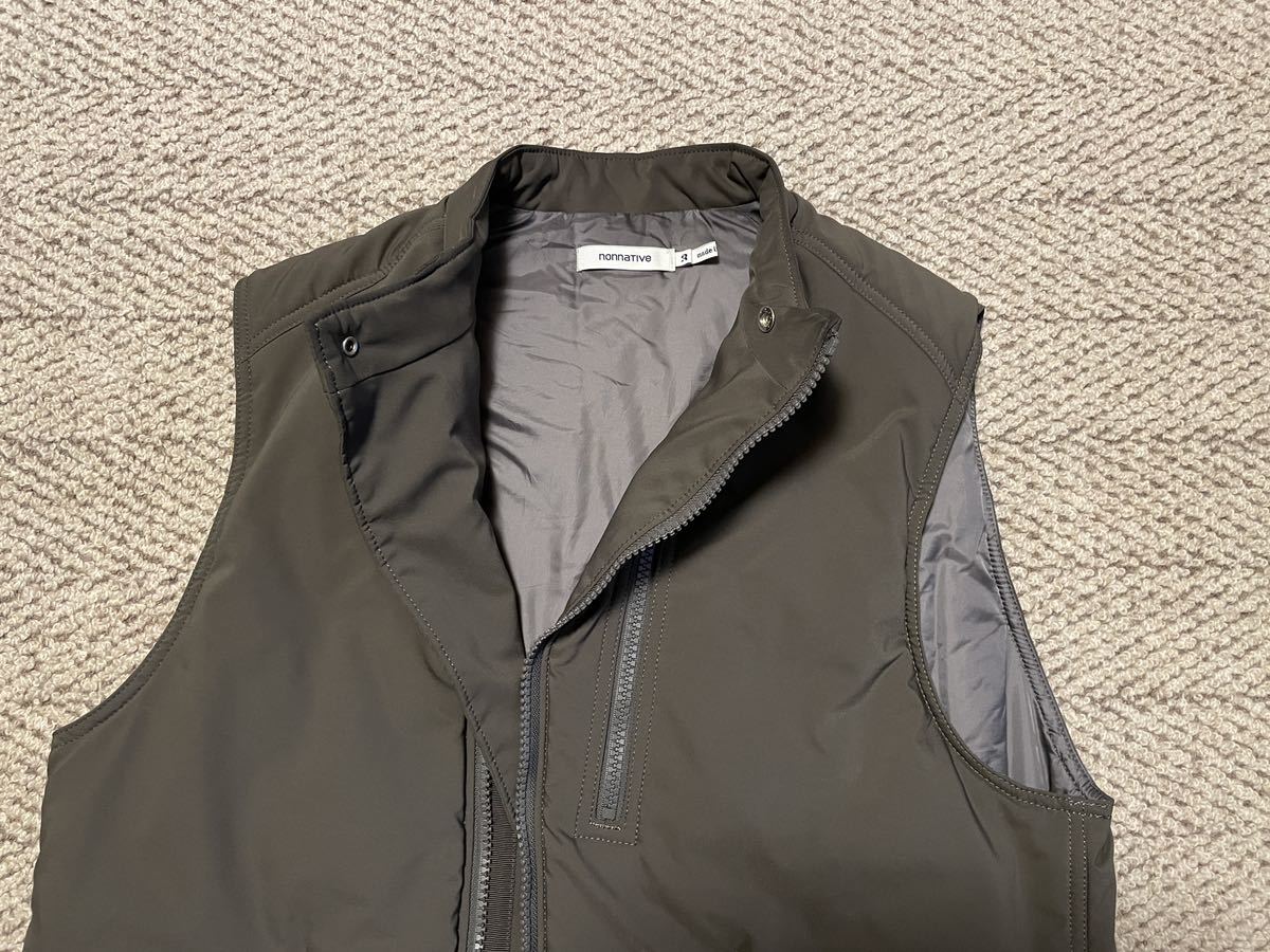 【nonnative】RIDER PUFF VEST POLY TWILL Pliantex GRAY/3 ノンネイティブ ベスト_画像6