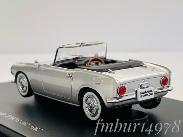 ＜絶版・未展示＞EBBRO　エブロ　1/43　Honda SPORTS 360 1962 (Silver) 　ホンダ　スポーツ　（シルバー）_画像6