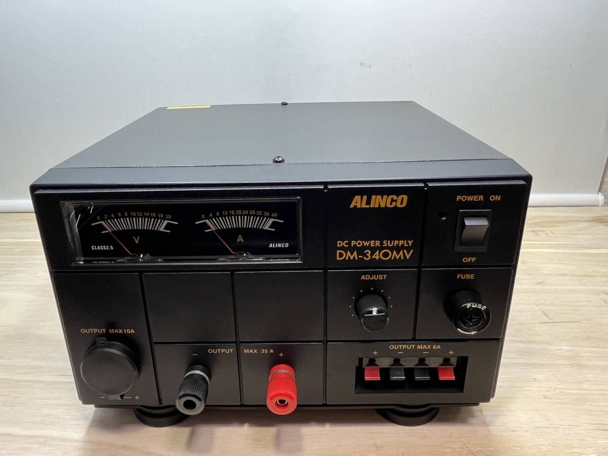 ALINCO DM-340MV 長期保管未使用品 Max 35A 無線機器用安定化電源器 アルインコの画像1