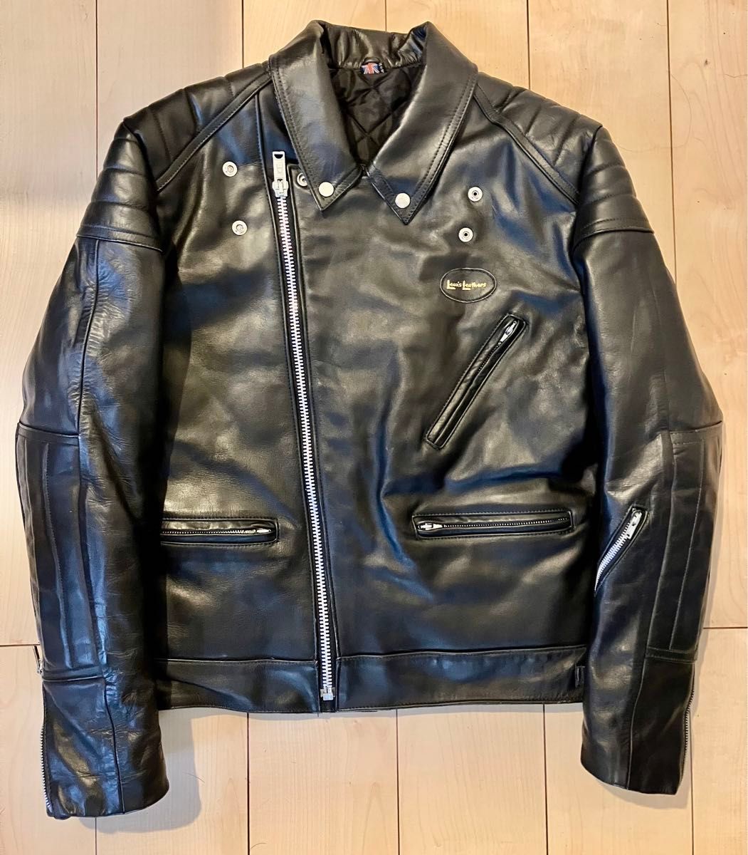 80年代！超美品！Lewis Leathers ルイスレザー ヨーロッパ ヴィンテージ カウハイド 