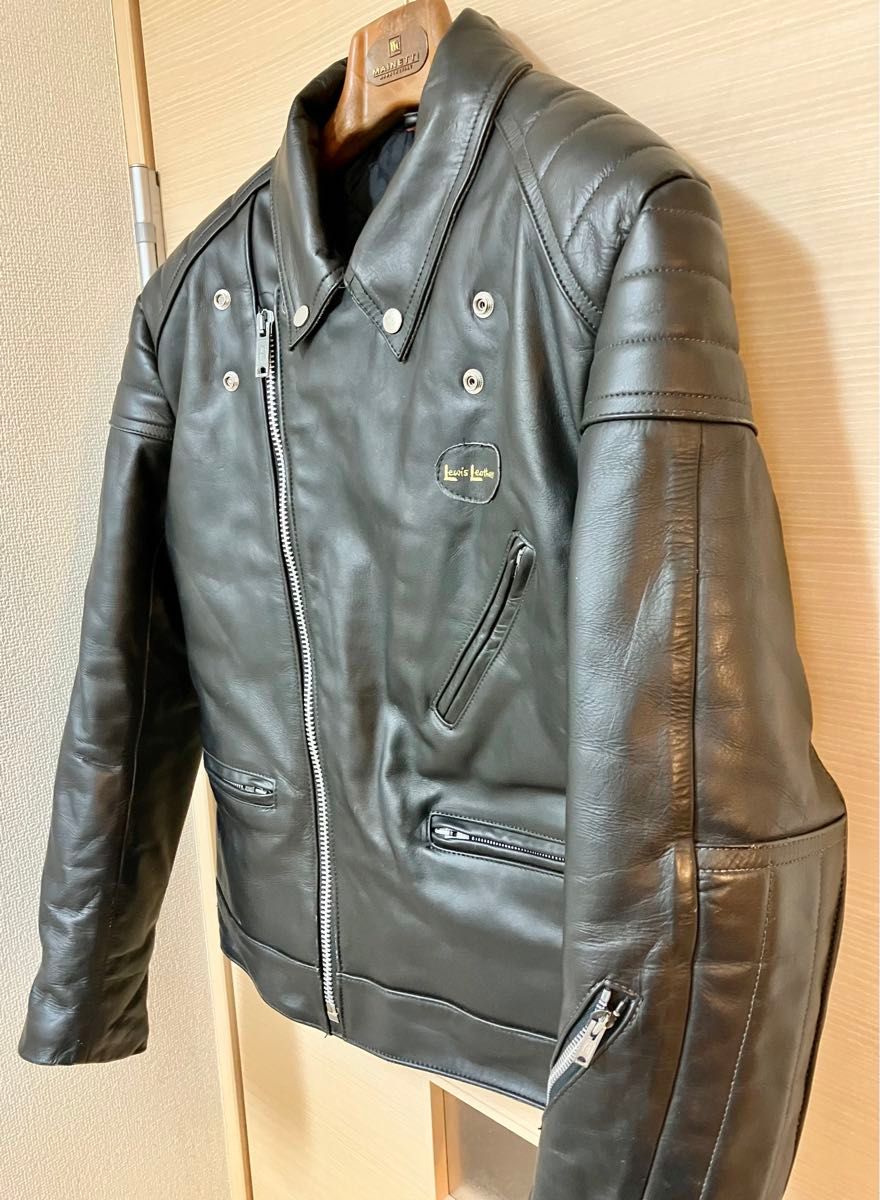 80年代！超美品！Lewis Leathers ルイスレザー ヨーロッパ ヴィンテージ カウハイド 