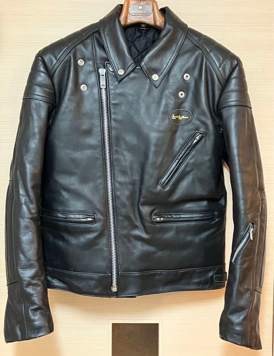 80年代！超美品！Lewis Leathers ルイスレザー ヨーロッパ ヴィンテージ カウハイド 