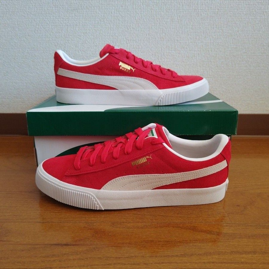 PUMA SUEDE VULC プーマ スエード バルク レッド 28.0cm 定価9,350円