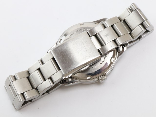 2312-628 J.CREW キネティック 腕時計 YT75 0B80 日付 銀色_画像4