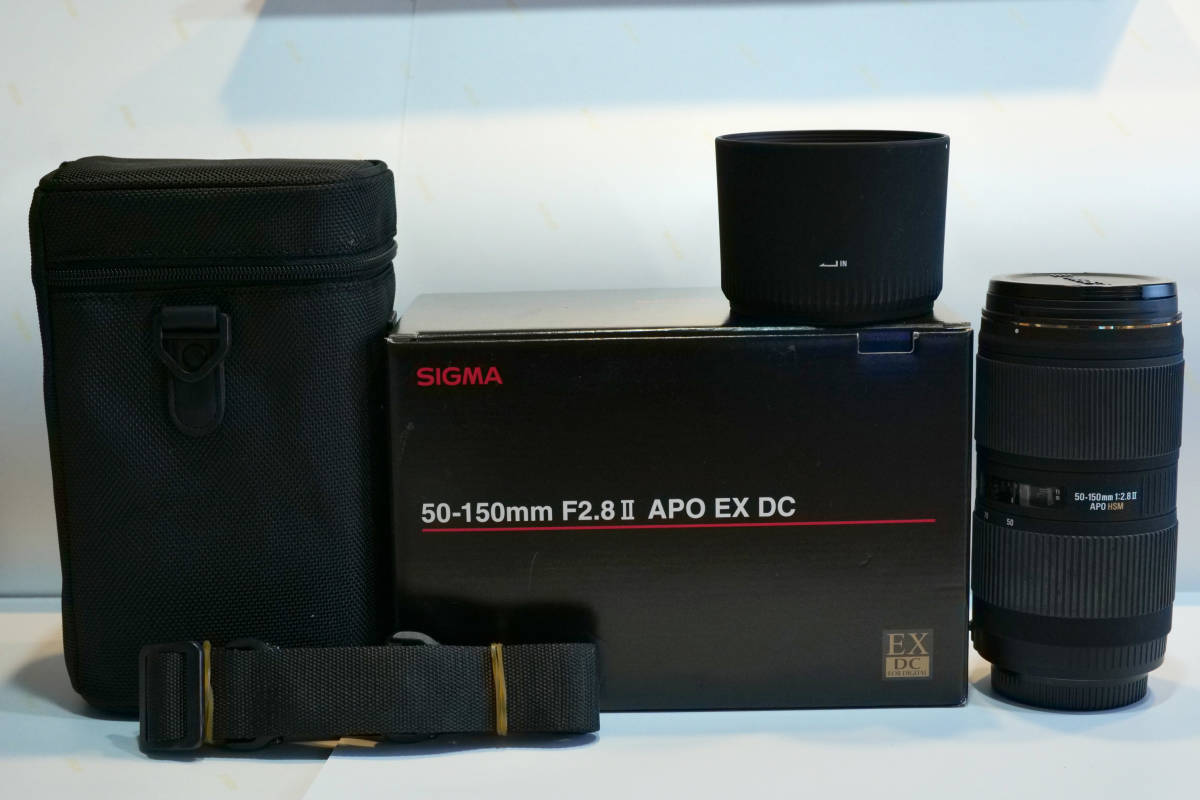 シグマ　SIGMA APO 50-150mm F2.8 II EX DC HSM　SAマウント　シグマ用 ケース元箱付　美品_画像1