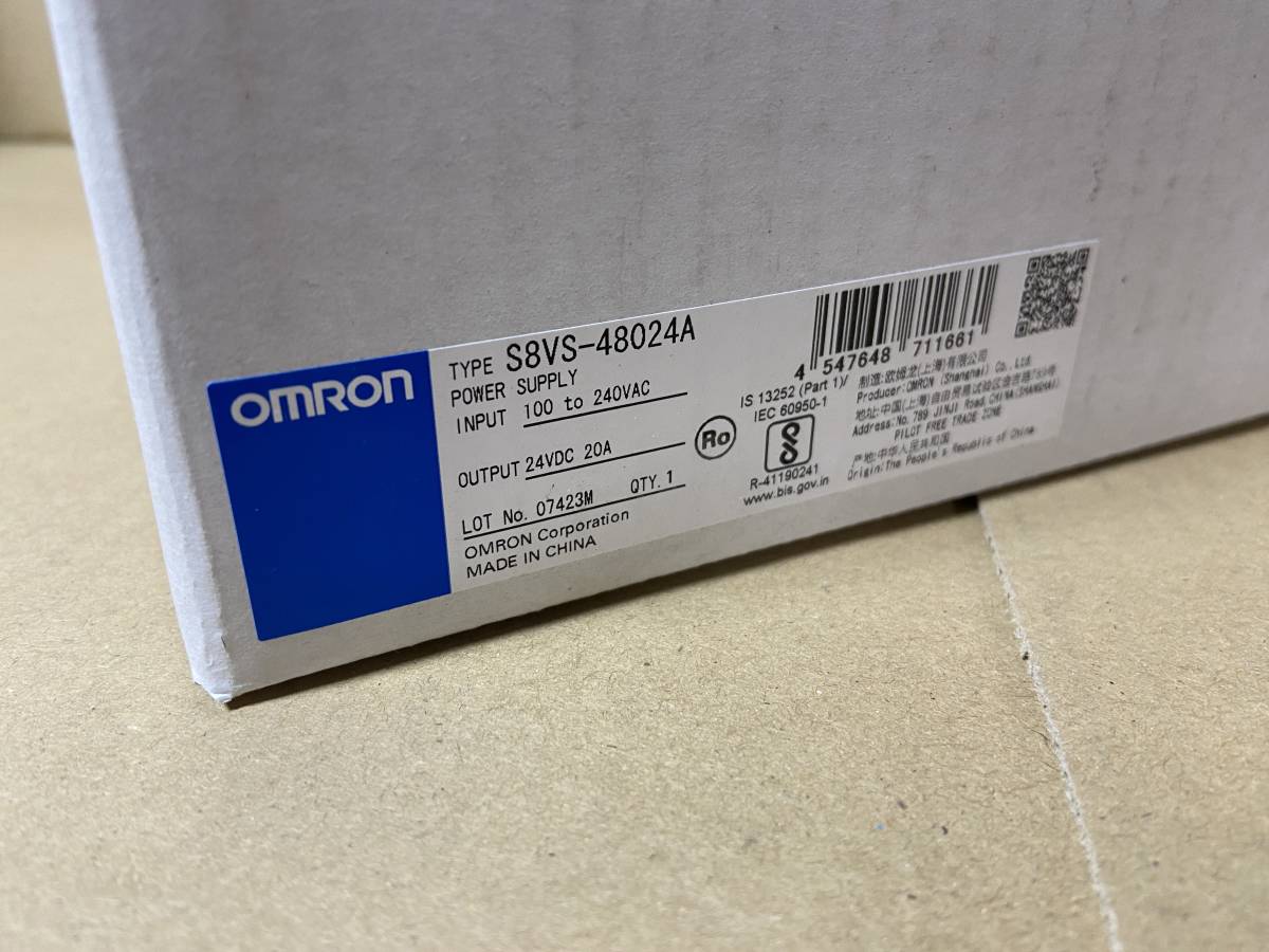 新品 オムロン OMRON 国内正規品 パワーサプライ スイッチング電源 S8VS-48024A ②_画像2