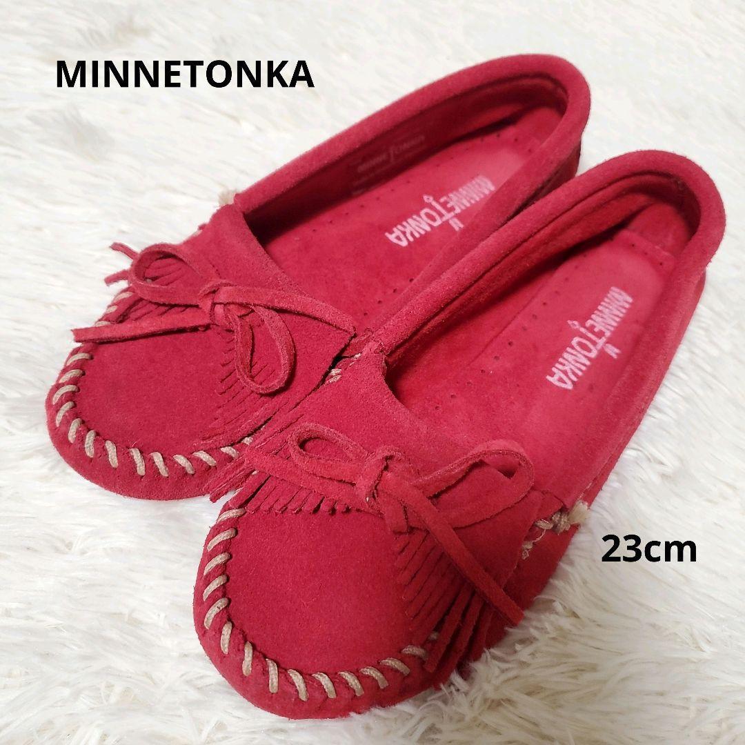 MINNETONKA ミネトンカ モカシン レディースサイズ 赤_画像1