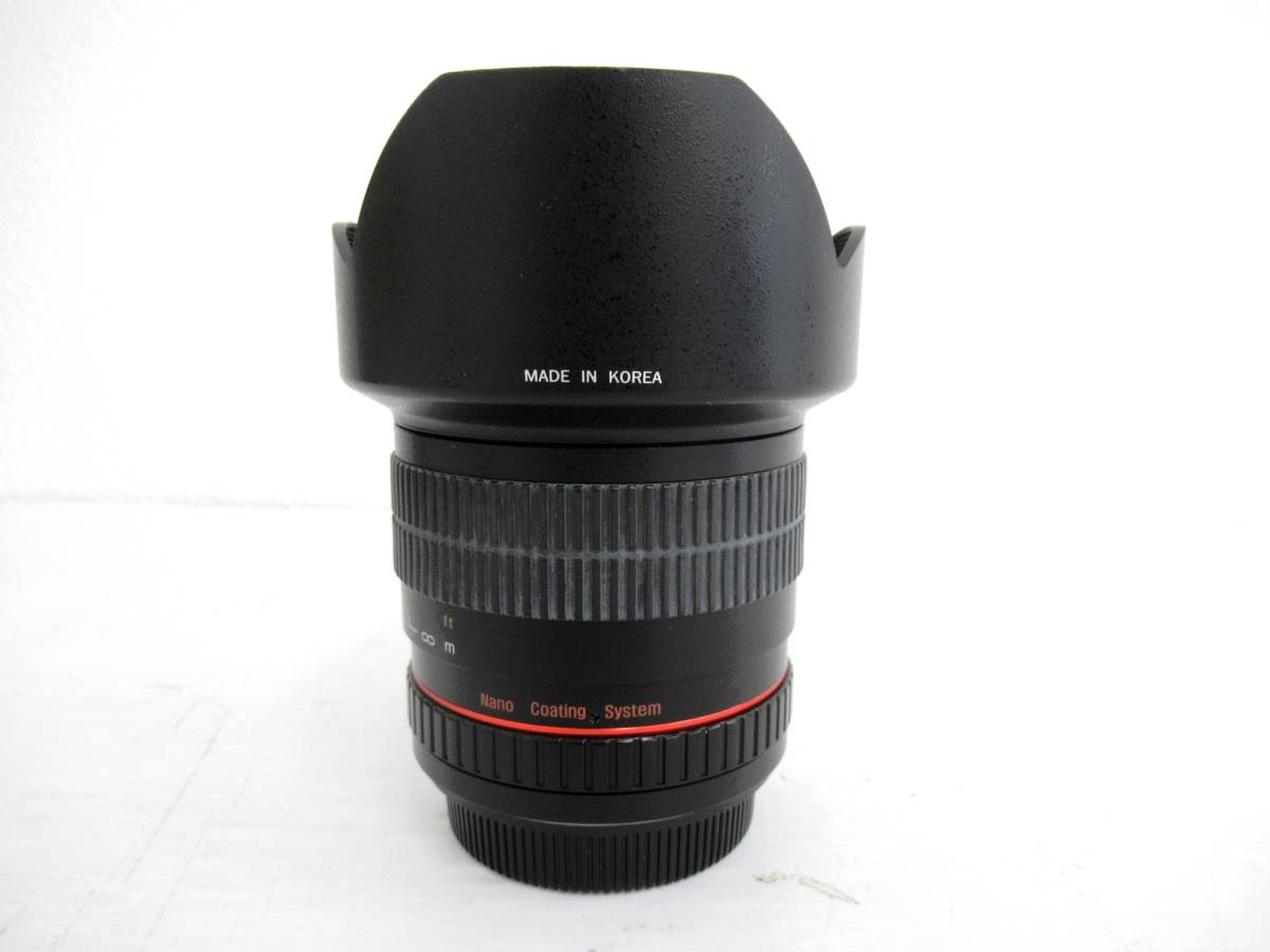 【SAMYANG】子①129//ULTRA WIDEANGLE LENS 10mm 1:2.8 ED AS NCS CS/CANONキャノンマウント/箱付き/美品_画像8