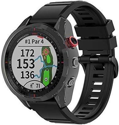 SHEAWA GARMIN(ガーミン) Approach S62用 バンド 2色セット 交換バンド ベルト シリコン スポーツバン_画像4