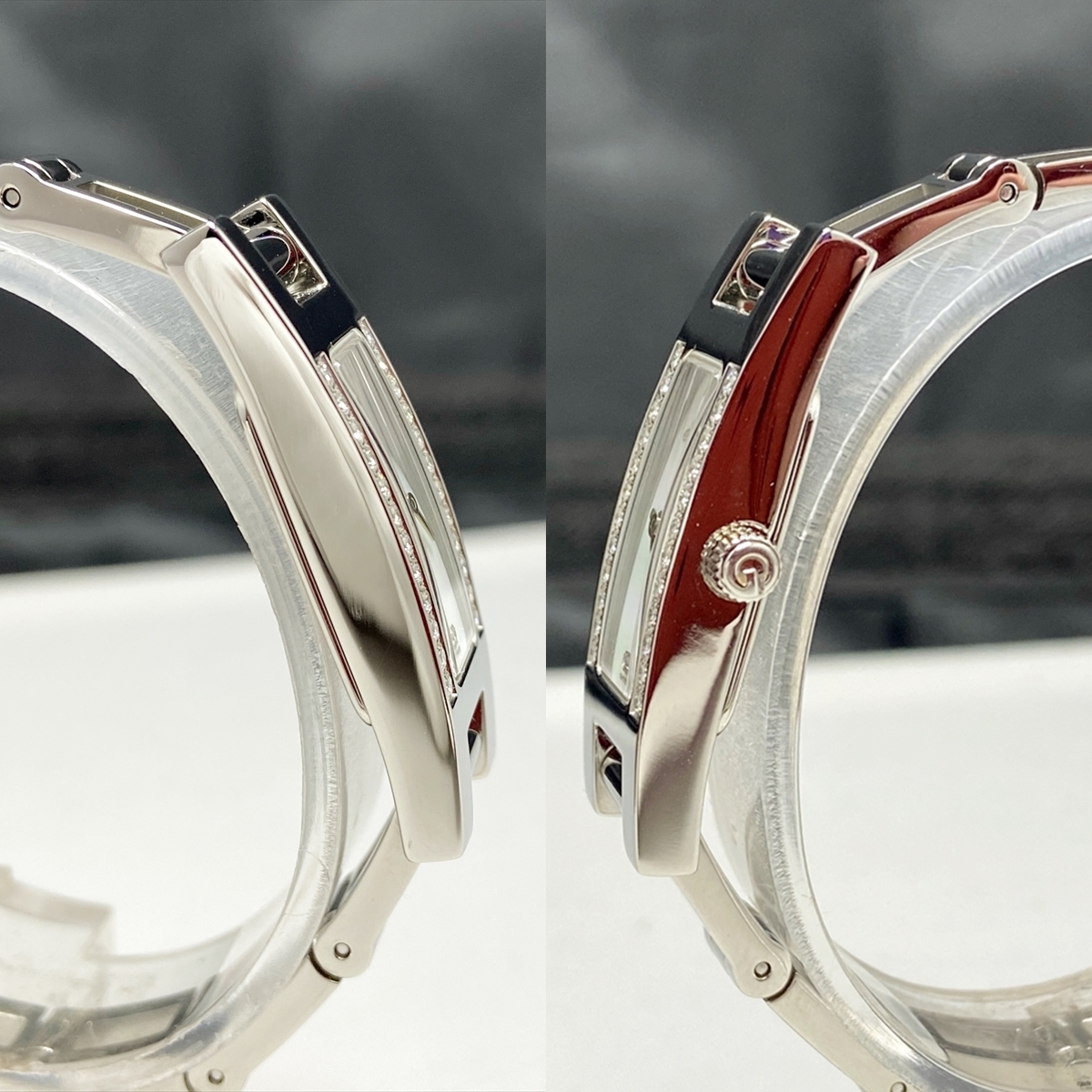 新品仕上 新品電池 グッチ GUCCI 3900L ダイヤモンド ヘゼル 26P 新品仕上 新品電池 グッチ GUCCI 3900L ダイヤモンド ヘゼル 26P