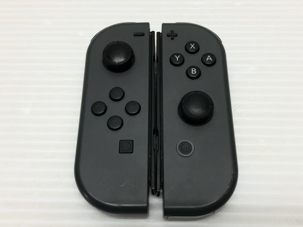 N305-240113-44 Nintendo switch Joy-conL/R のみ グレー 【ジャンク品】_画像1