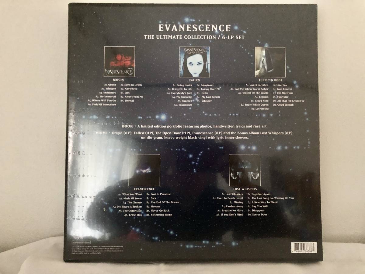 新品未開封 Evanescence - The Ultimate Collection 6LP BOX SET エヴァネッセンス アナログ レコードの画像2