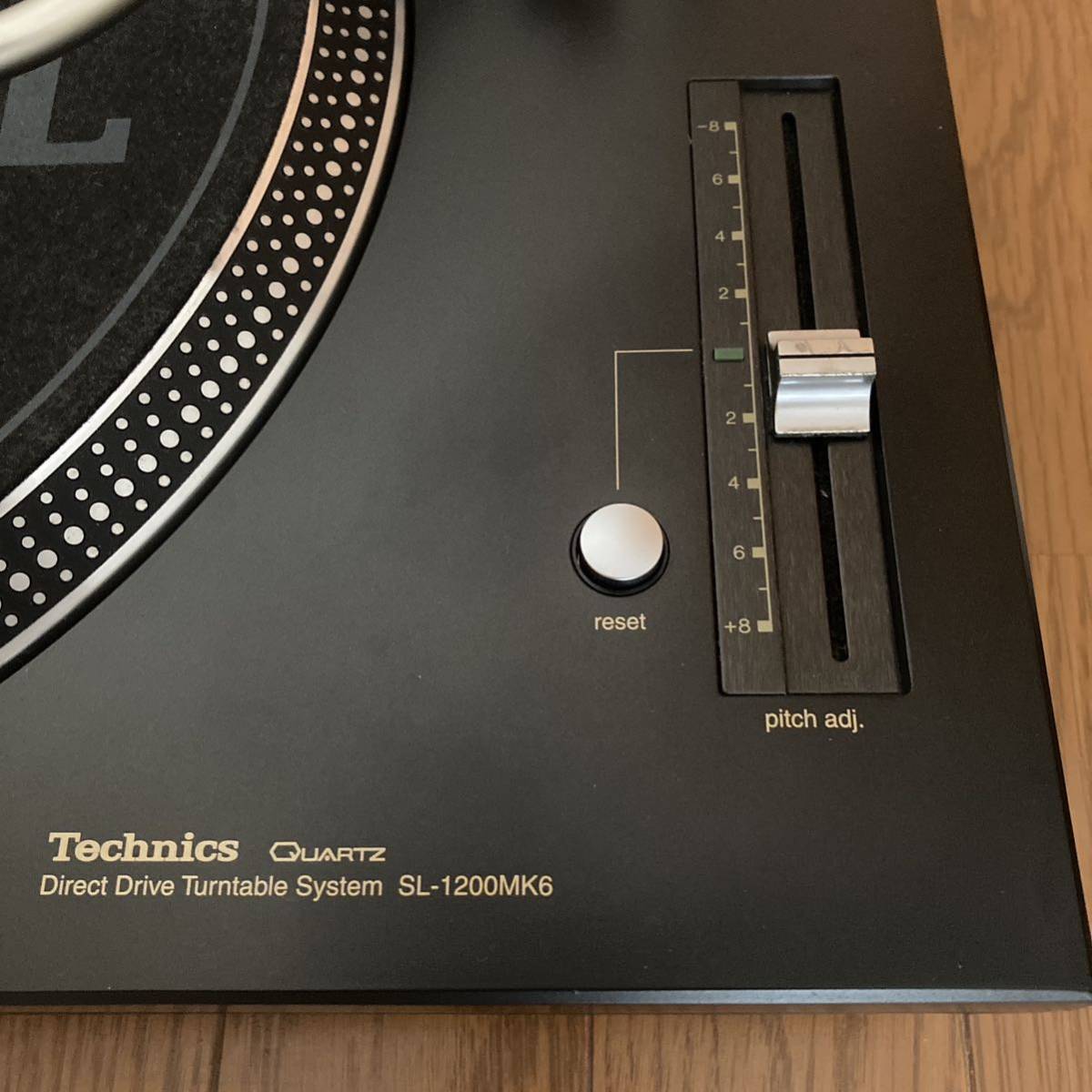 Technics テクニクス SL-1200MK6 ターンテーブル ブラック 黒 レコードプレーヤー カートリッジ付 ORTOFON オルトフォン ナイトクラブ_画像7