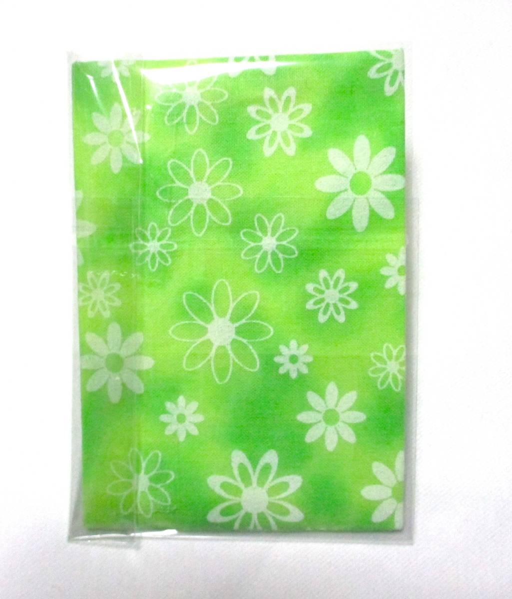  ручная работа!* цветочный принт bokashi способ зеленый цвет *(10x7) Mini карман чехол для салфеток покрытие ***
