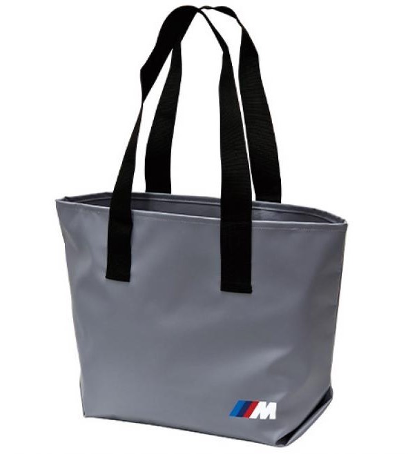 未使用★BMW M オリジナル ターポリン・トートバッグ /グレー　純正　ノベルティ★非売品_画像1