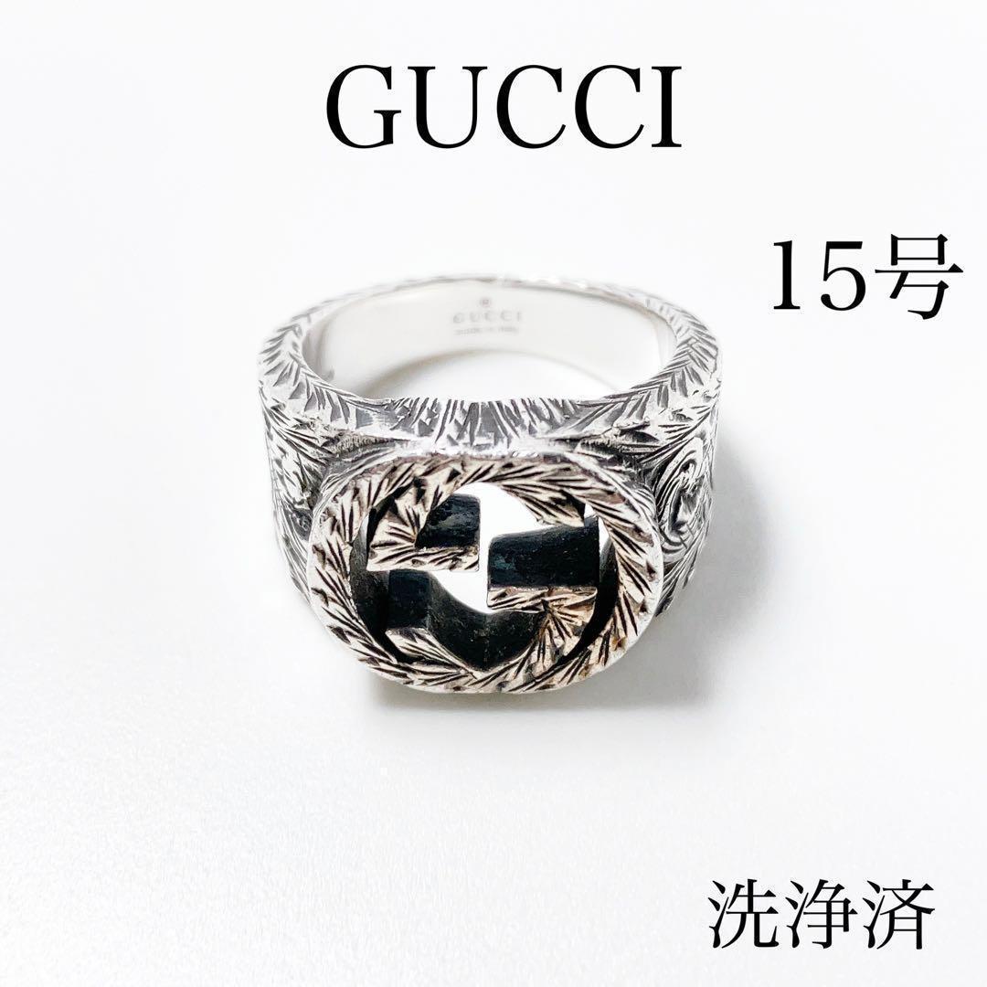新商品 メンズ GUCCI メンズ 【洗浄済】グッチ GUCCI 指輪 925