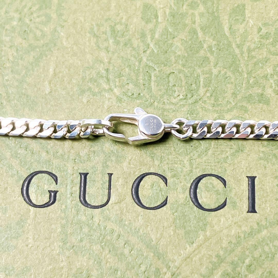 【洗浄済】グッチ GUCCI 925 ネックレス ペンダント シルバー ON72 メンズ レディース ノット アクセサリー ジュエリー_画像7