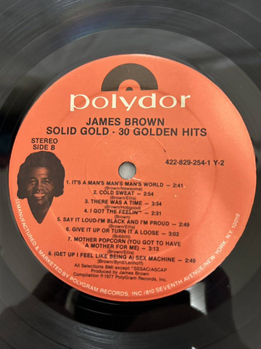 ◎R120◎LP レコード James Brown ジェームス・ブラウン/Solid Gold 30 Golden Hits/US盤 2枚組_画像7