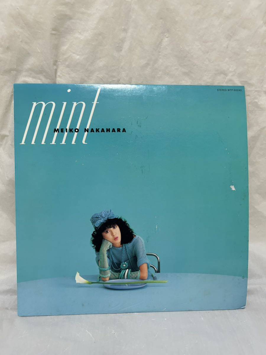 ◎R513◎LP レコード 美盤 中原めいこ Meiko Nakahara/ミ・ン・ト Mint/新川博/WTP-90240_画像1