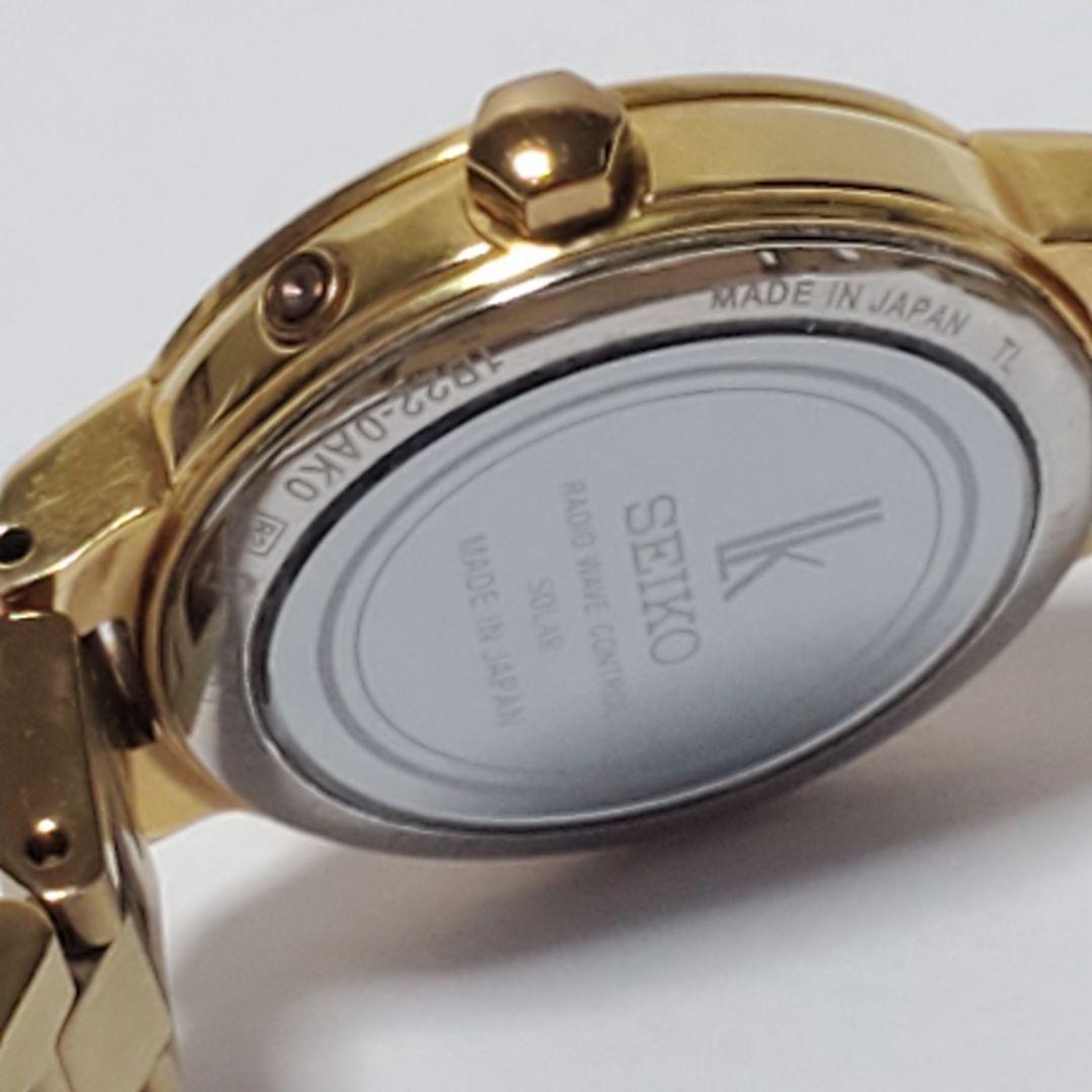 SEIKO セイコー ルキア 1B22-0AK0 ソーラー電波腕時計 ゴールド SEIKO セイコー ルキア 1B22-0AK0 ソーラー電波腕時計 ゴールド