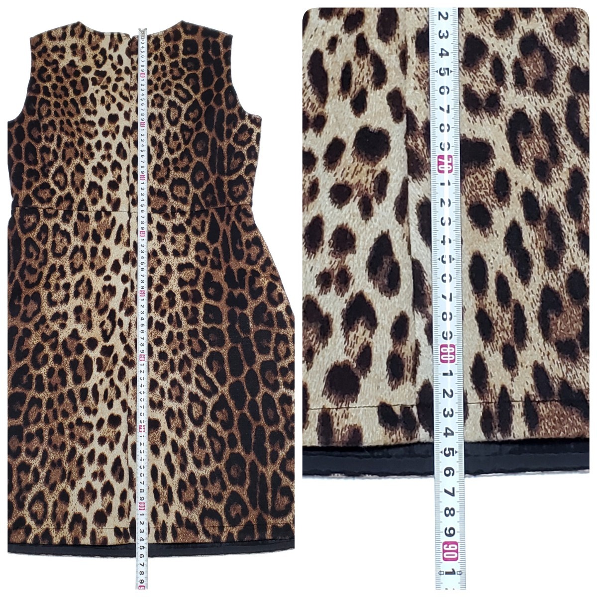 美品 BOUTIQUE MOSCHINO モスキーノ ワンピース レオパード柄 美品 BOUTIQUE MOSCHINO モスキーノ ワンピース レオパード柄