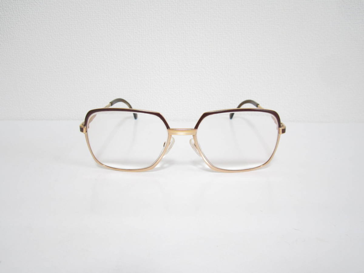 F◆1980s　ビンテージ　RODENSTOCK　exclusiv 652　ローデンストック　ウェリントン型　ゴールド系　バネ丁番　眼鏡　中古品_画像10