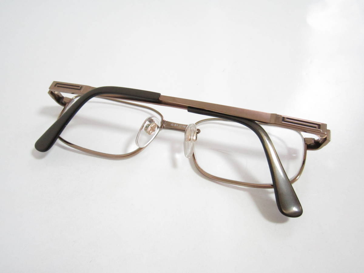 籠◆貴重　RODENSTOCK　Titanium　Exclusiv　R 0264　ローデンストック　エクスクルーシブ　スクエア型　バネ丁番　眼鏡　程度良品_画像8