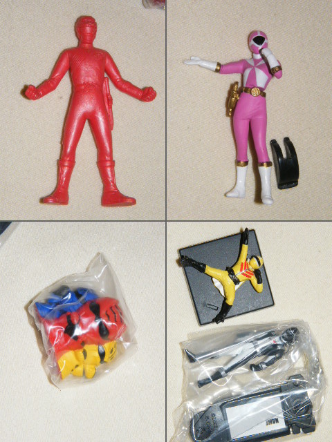x name of product x 2006 GoGo Sentai Boukenger Shokugan HG structure shape? Poe ztype? figure doll 2 point + other. Squadron Series group doll mascot toy . attaching in set!