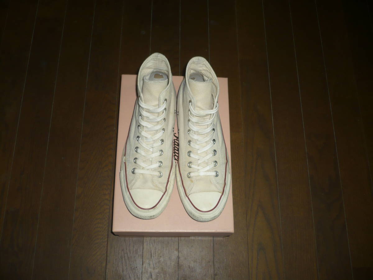 CONVERSE Addict　チャックテイラー　ハイカット　生成り　US8.5　JP27cm　 CHUCK TAYLOR　NATURAL　コンバースアディクト_画像3