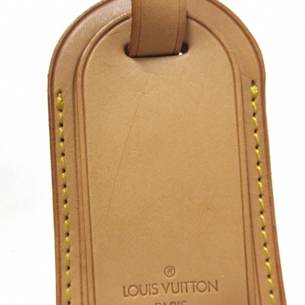 ルイヴィトン LOUIS VUITTON ヌメ革 ナチュラル ネームタグ 美品 小物_画像4