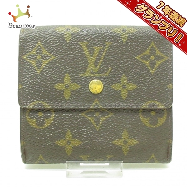 ルイヴィトン LOUIS VUITTON Wホック財布 M61652 ポルト モネ・ビエ カルト クレディ SP1010 財布 モノグラム_画像1